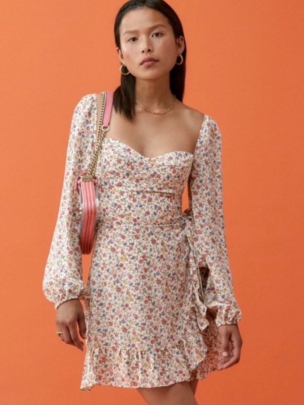 NWT! Reformation Cammi Mini Dress-Floral Ronan size 10
